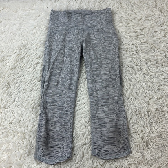 Lululemon Train Times Crop Wee Are From Space Ice Grey Alpine White - Picture 1 of 7
